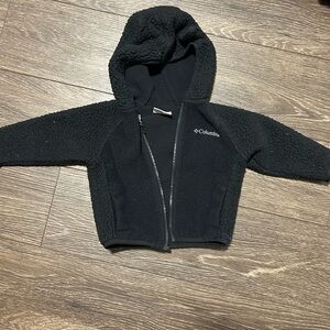 Columbia Black Sherpa Fleece Jacket
